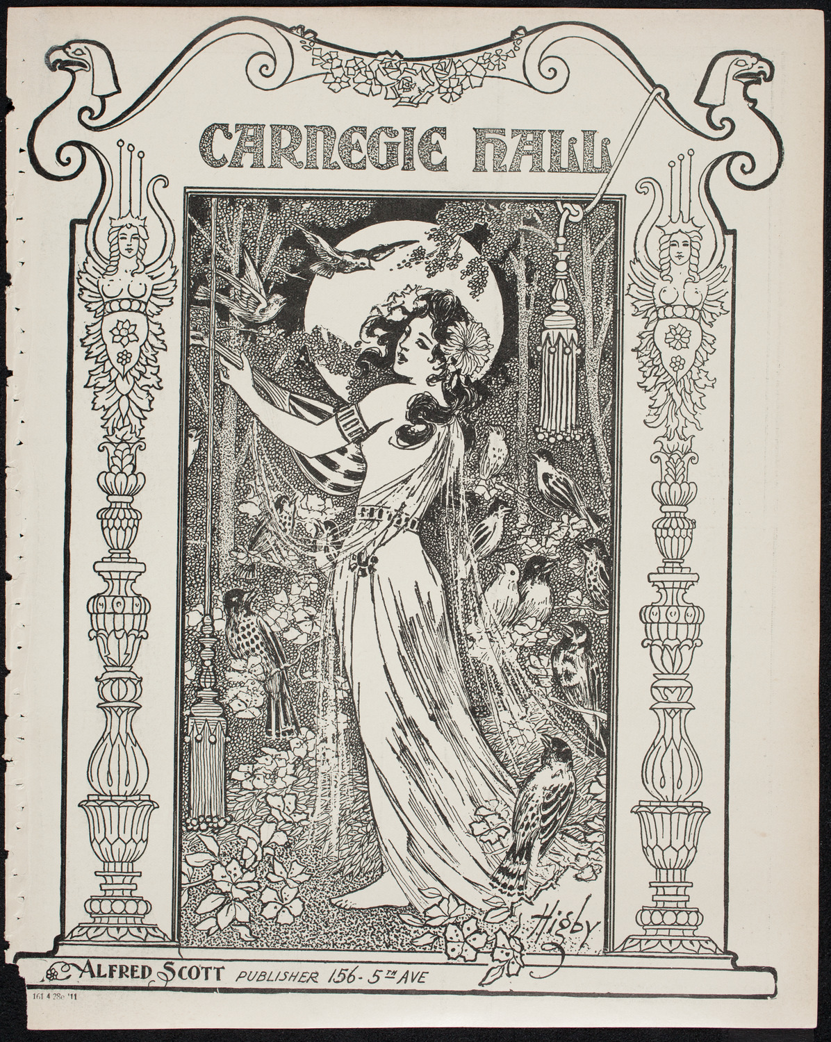 The Civic Forum, April 28, 1911, program page 1