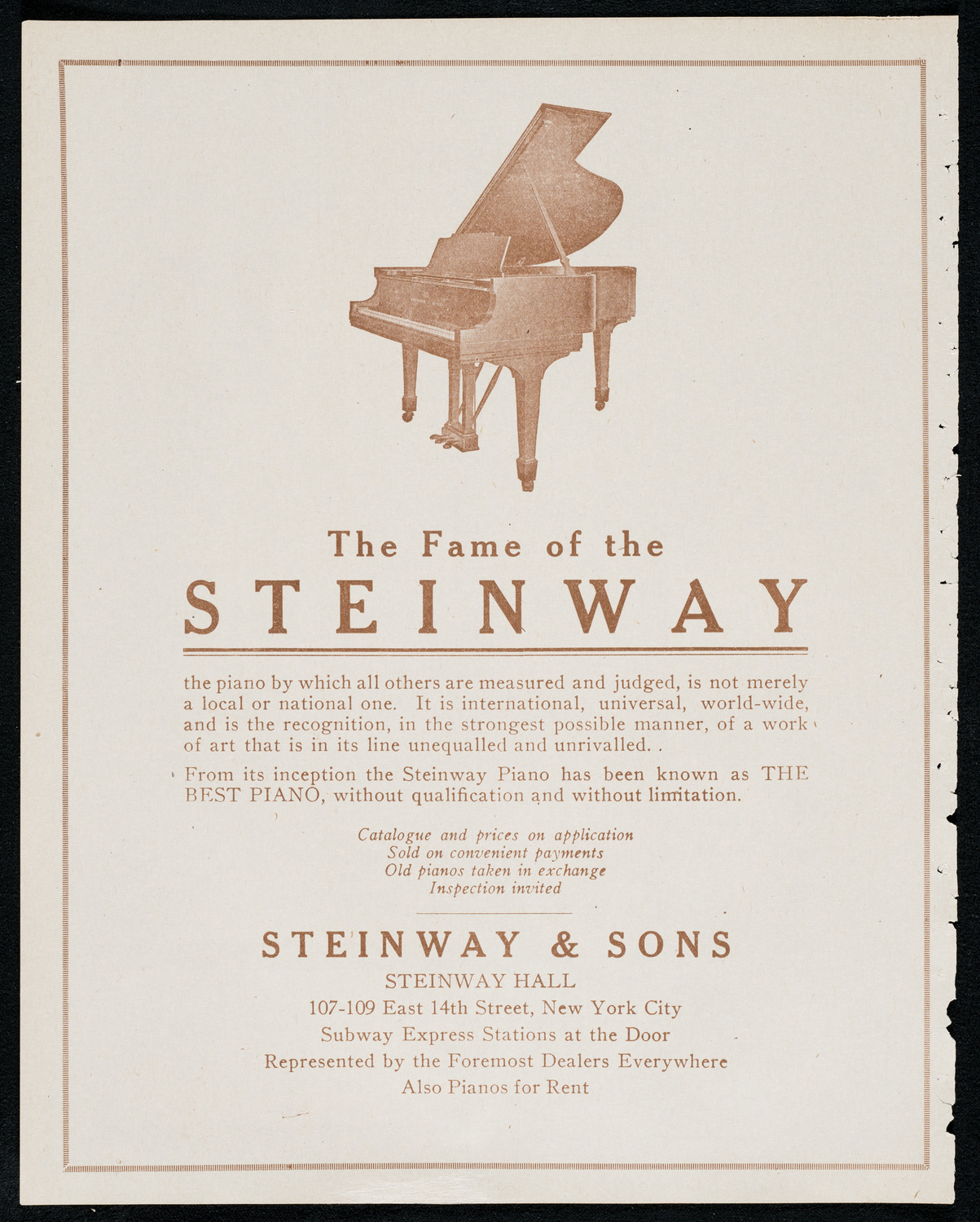 Váša Príhoda, Violin, November 22, 1920, program page 4