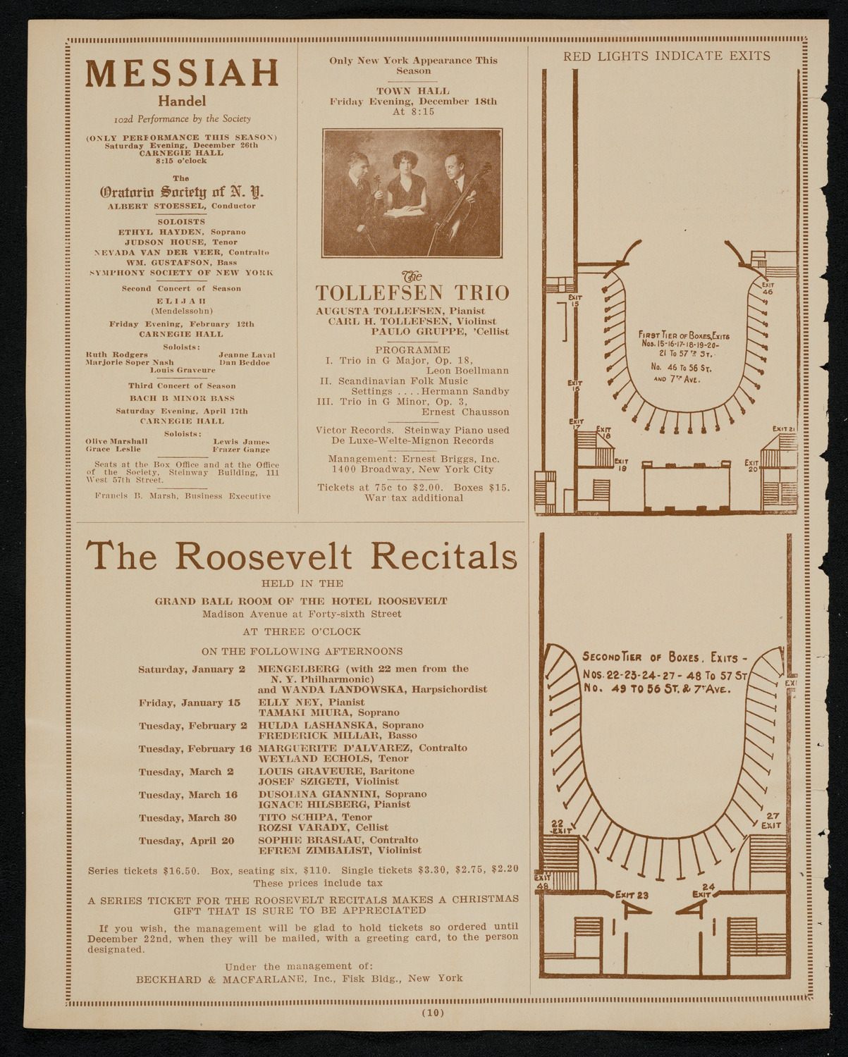 State Symphony Orchestra of New York, December 12, 1925, program page 10