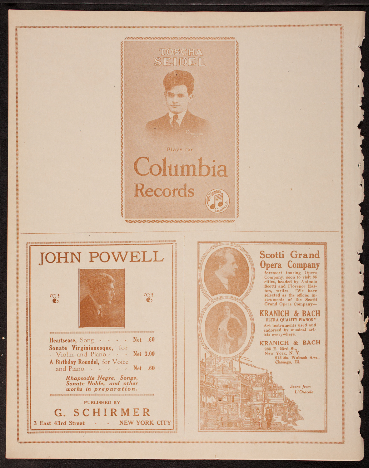 Lecture by Burr McIntosh, November 17, 1919, program page 6