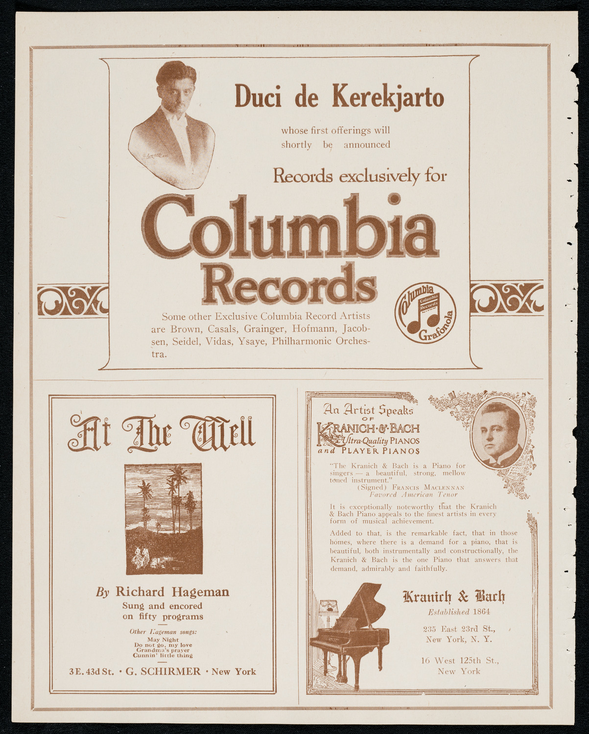 Boston Symphony Orchestra, December 2, 1920, program page 6