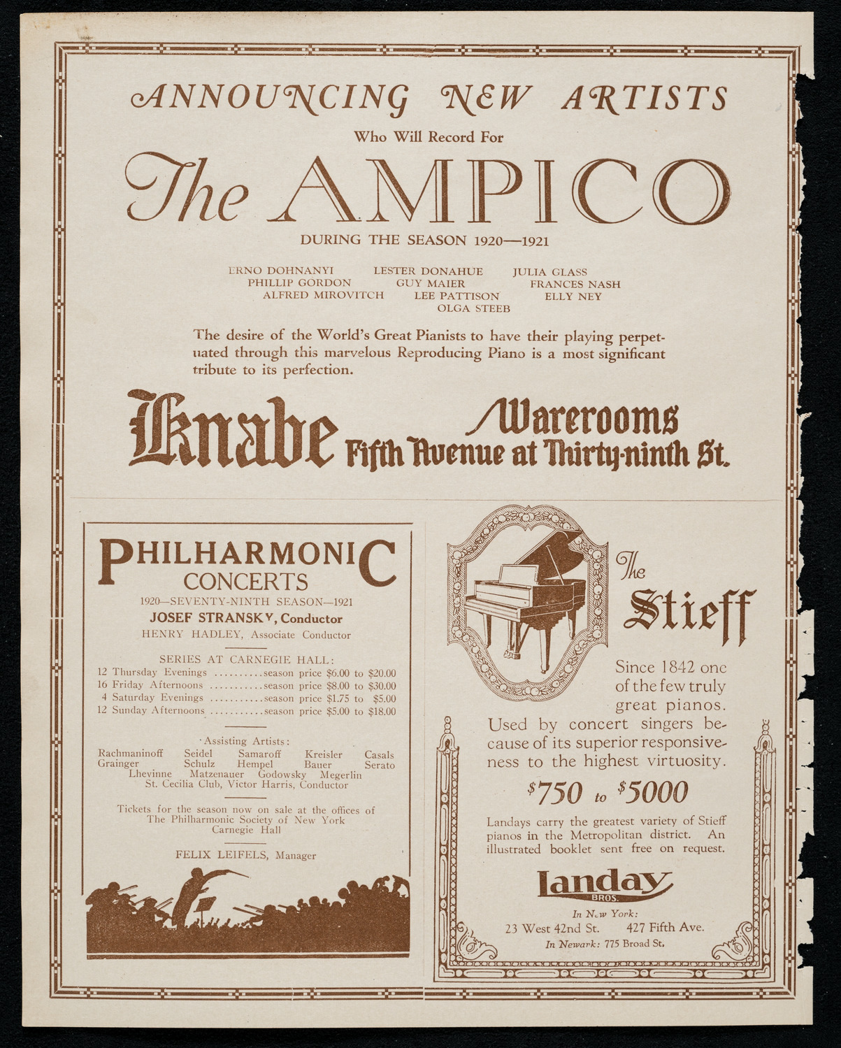 Alma Simpson, Soprano, October 7, 1920, program page 12