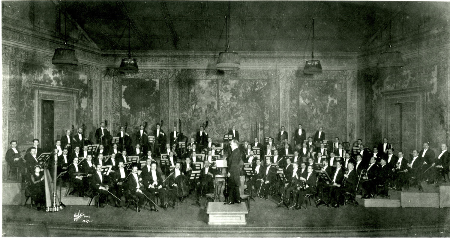 New York Symphony Orchestra at Carnegie Hall, 1920