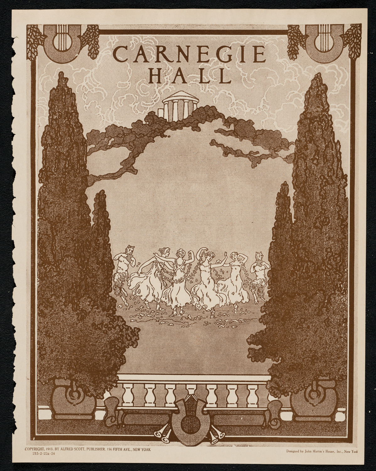 New York Philharmonic, February 22, 1924, program page 1