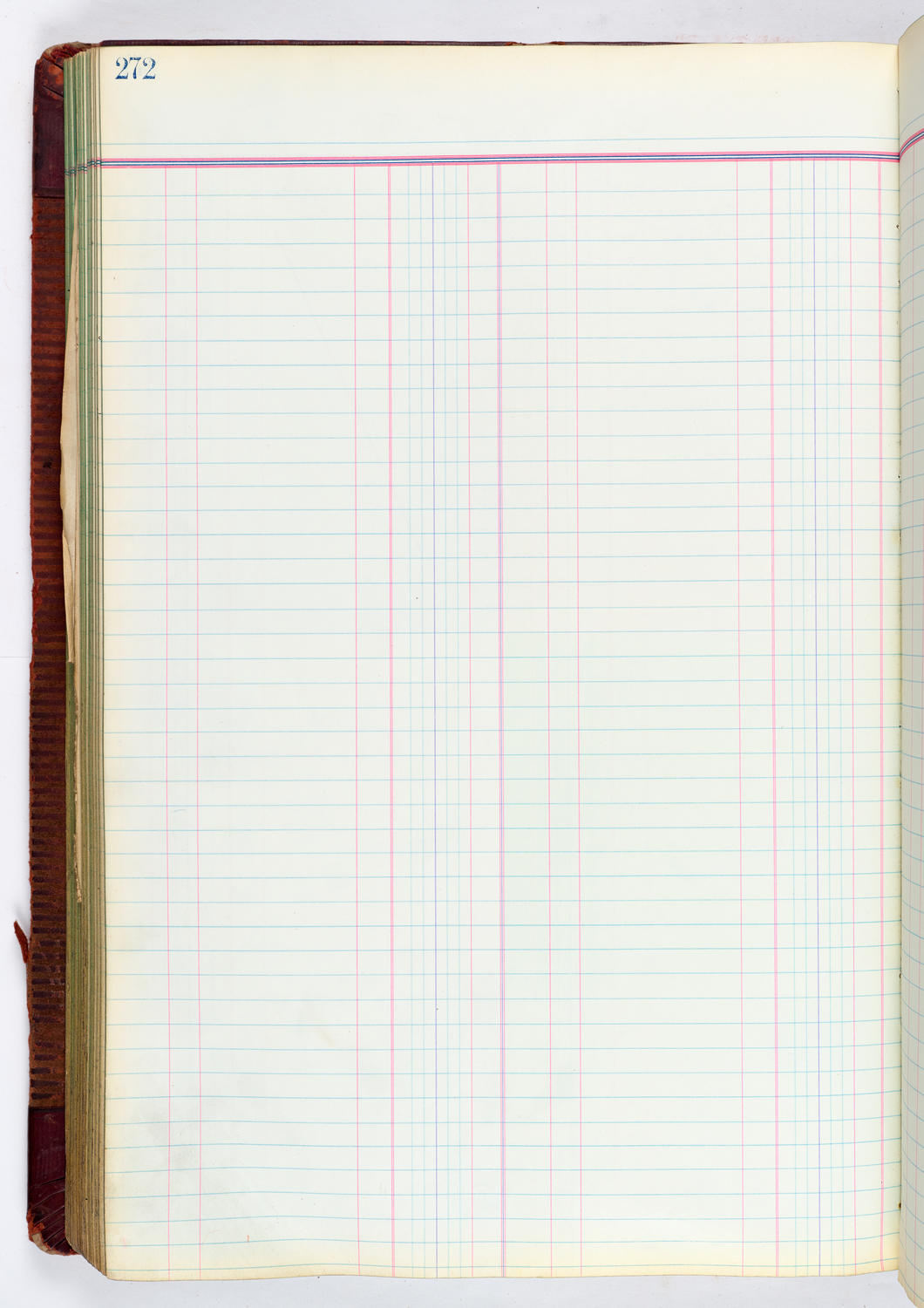 Music Hall Accounting Ledger, volume 4, page 272