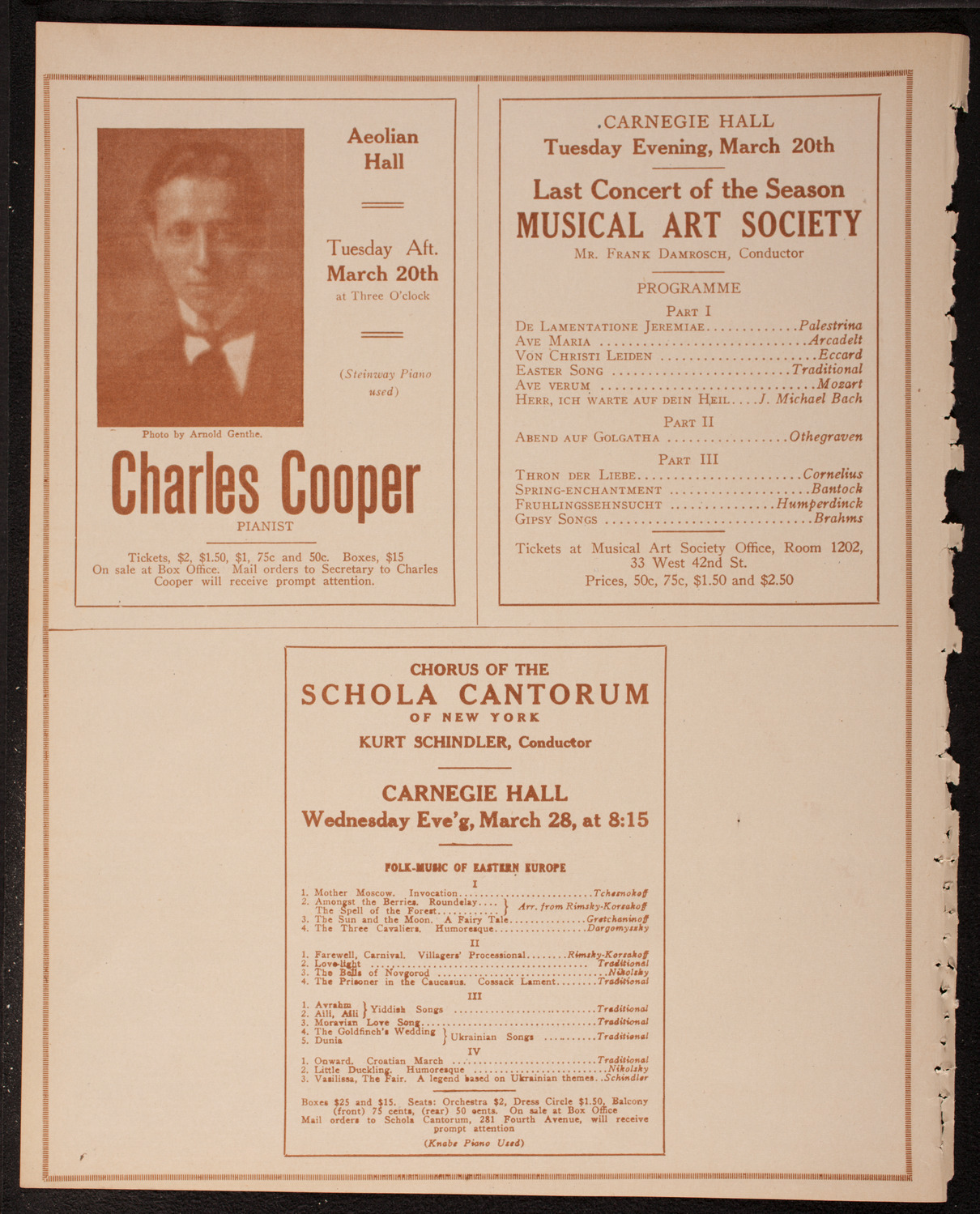 Meeting: American Rights League, March 5, 1917, program page 10