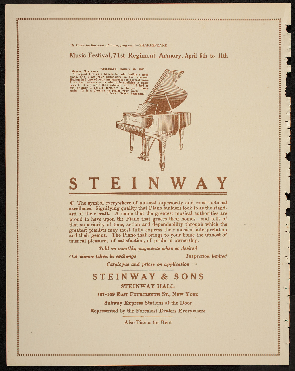 New York Banks' Glee Club, April 10, 1920, program page 4