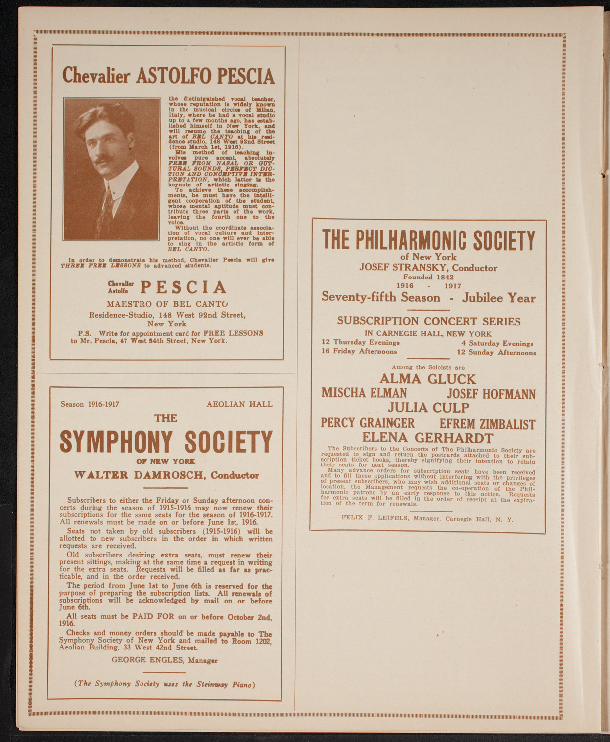 Concert and Illustrated Lecture on the British Navy, April 14, 1916, program page 8