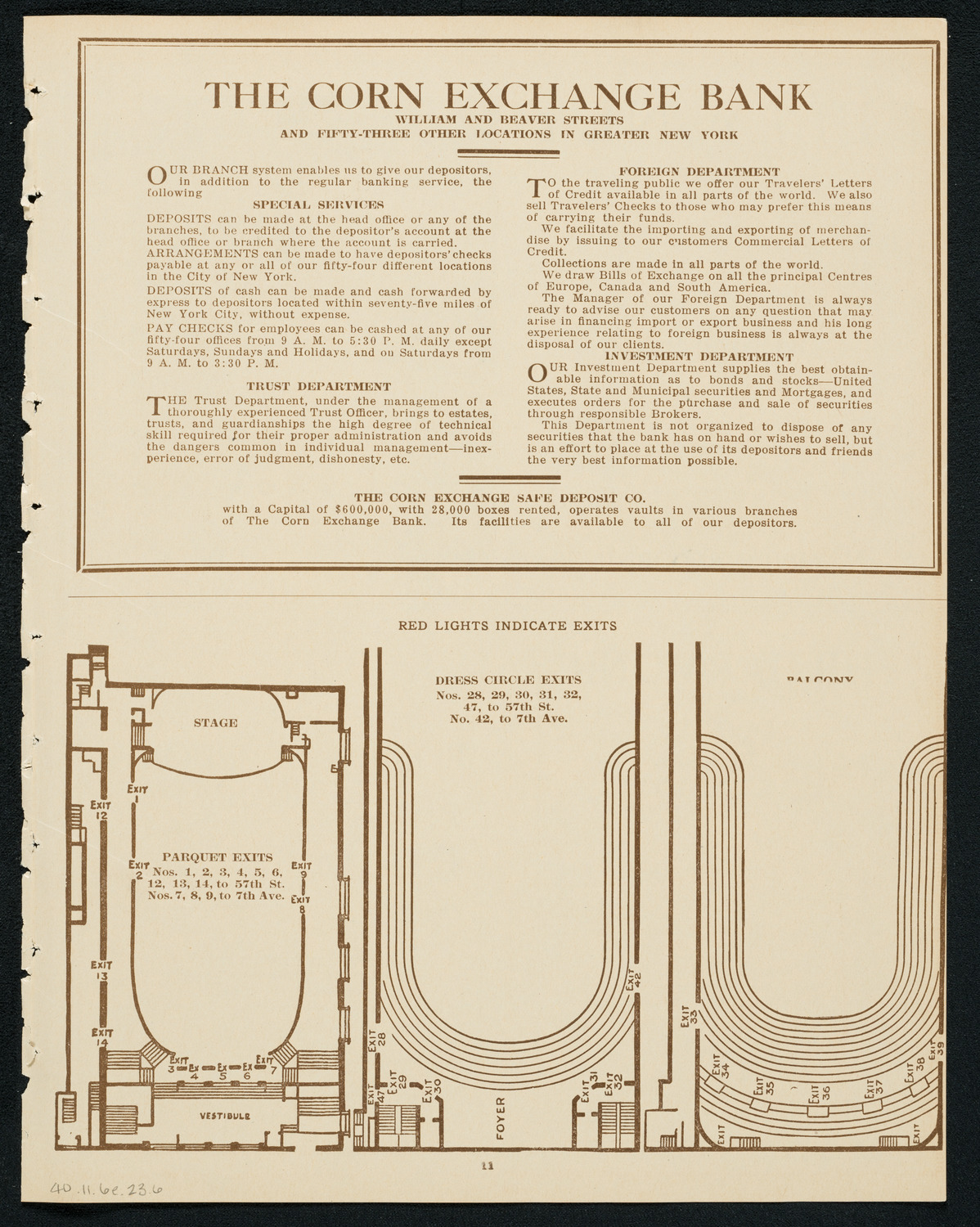 Paul Bernard, Violin, November 6, 1923, program page 11