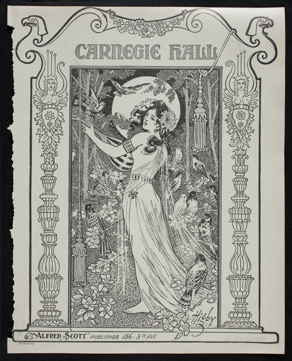 Leopold Godowsky, Piano, November 27, 1912, program page 1