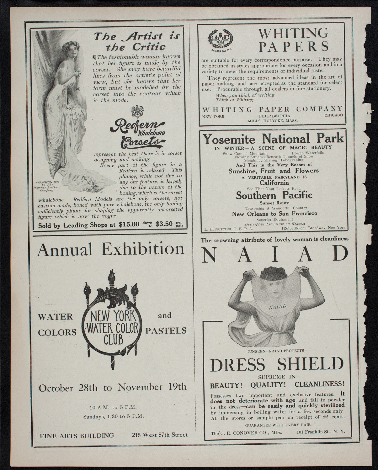 Johanna Gadski, Soprano, November 7, 1911, program page 2