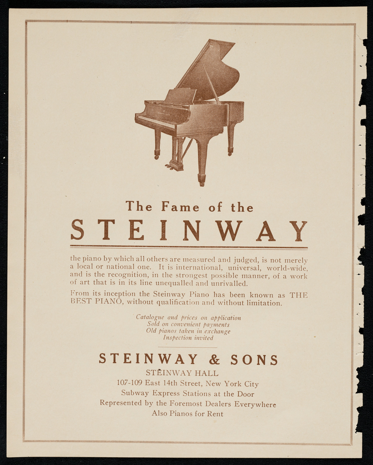 J. Piastro Borisoff, Violin, November 1, 1920, program page 4