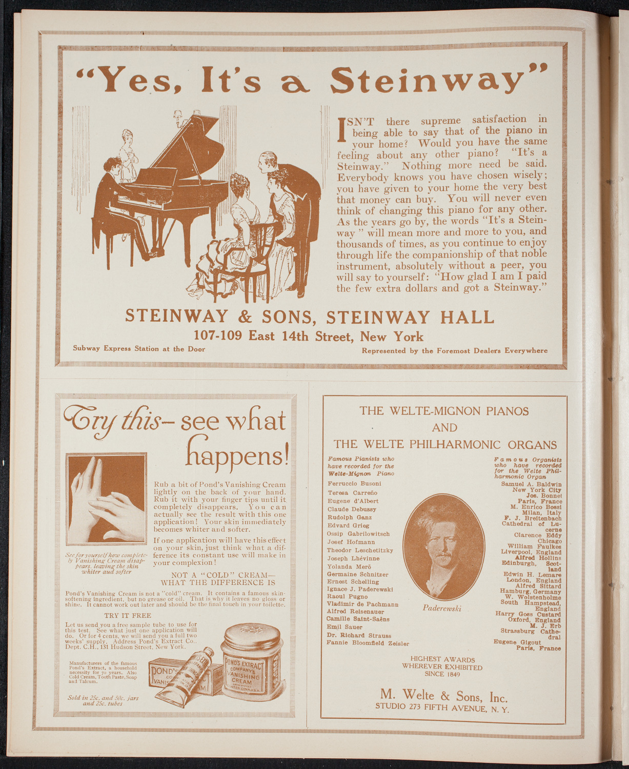 Elmendorf Lecture: Holland, November 15, 1915, program page 4