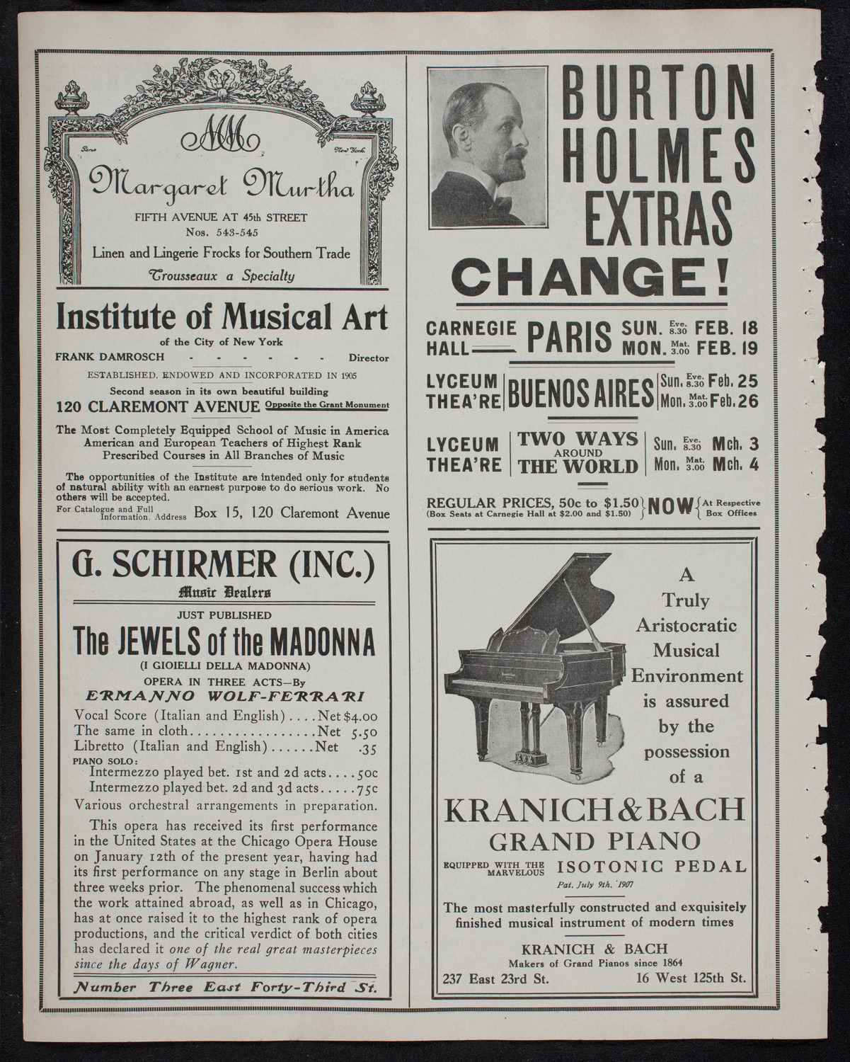 Dickens Centenary Celebration, February 7, 1912, program page 6