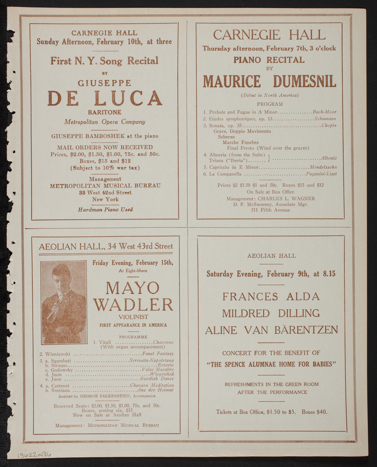Symphony Concert for Young People, February 2, 1918, program page 11