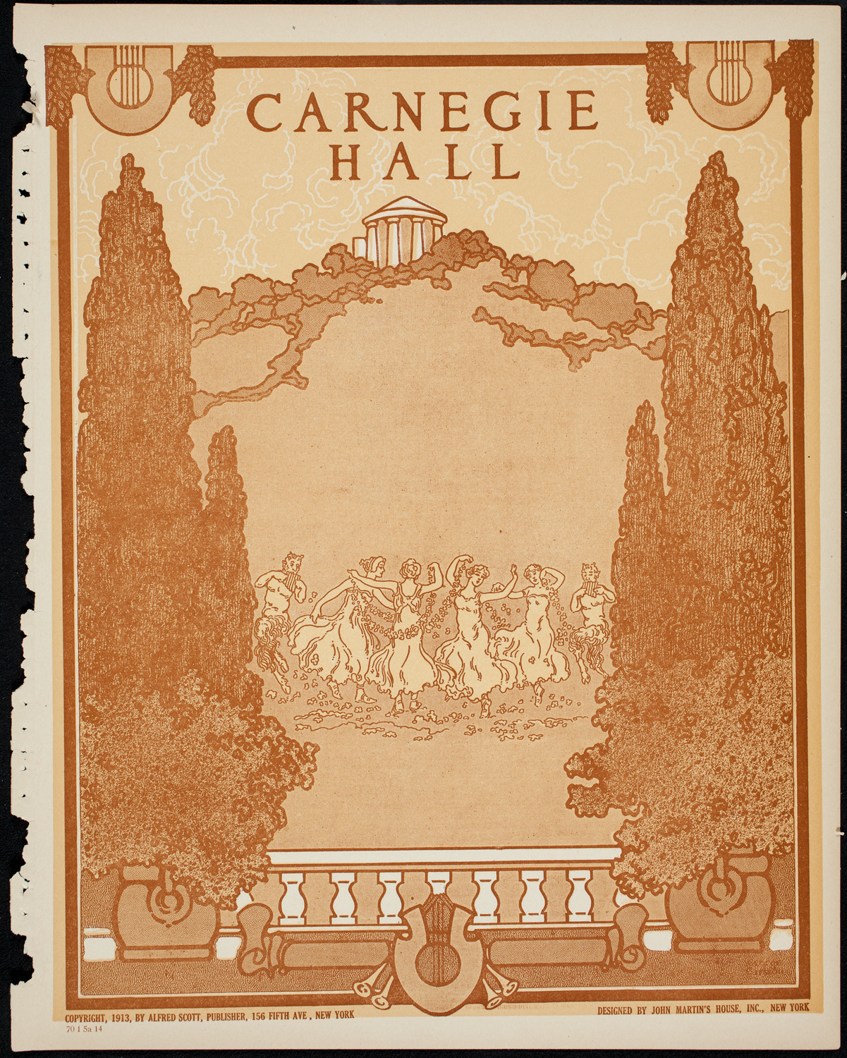 Julia Culp, Contralto, January 5, 1914, program page 1