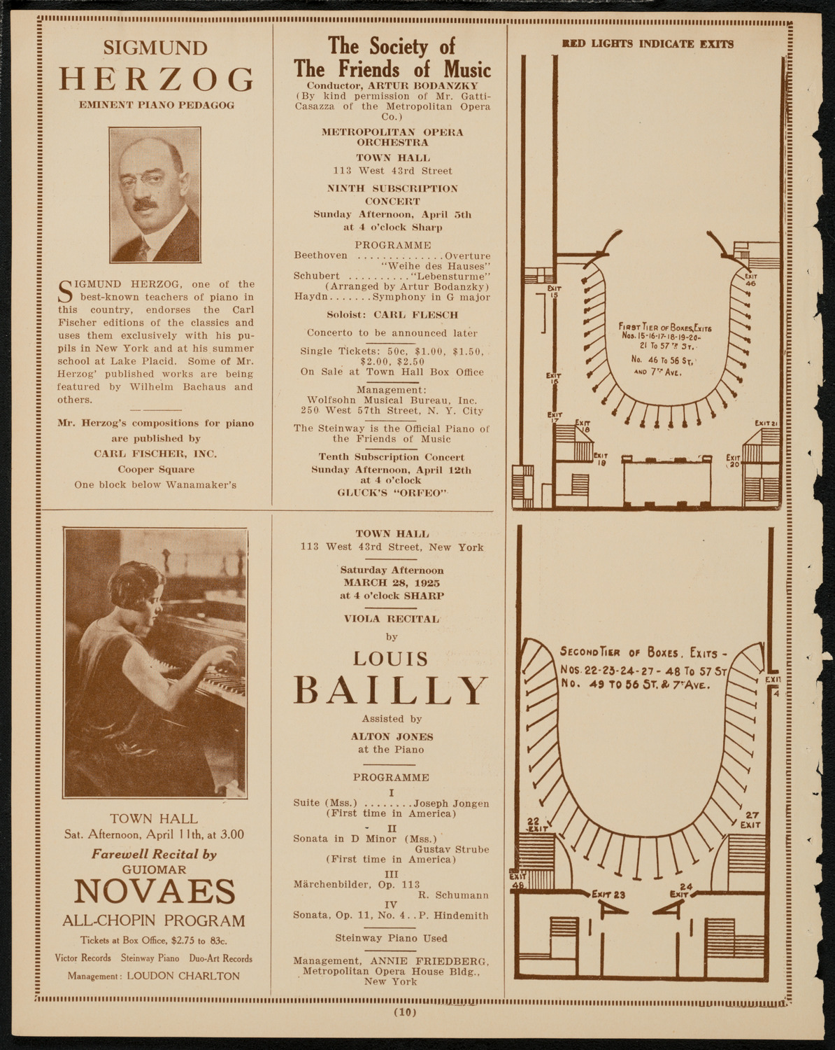 Tuskegee-Hampton Benefit Concert: Songs and Scenes from Dixie, March 23, 1925, program page 10