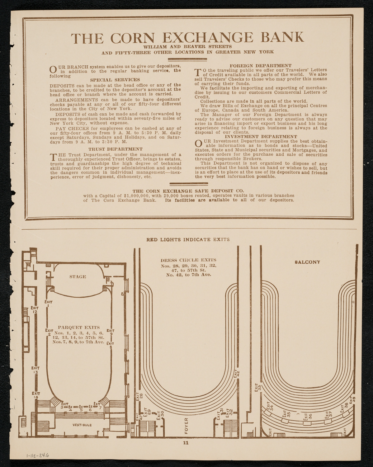 New York Symphony Orchestra: Beethoven Cycle, January 11, 1924, program page 11