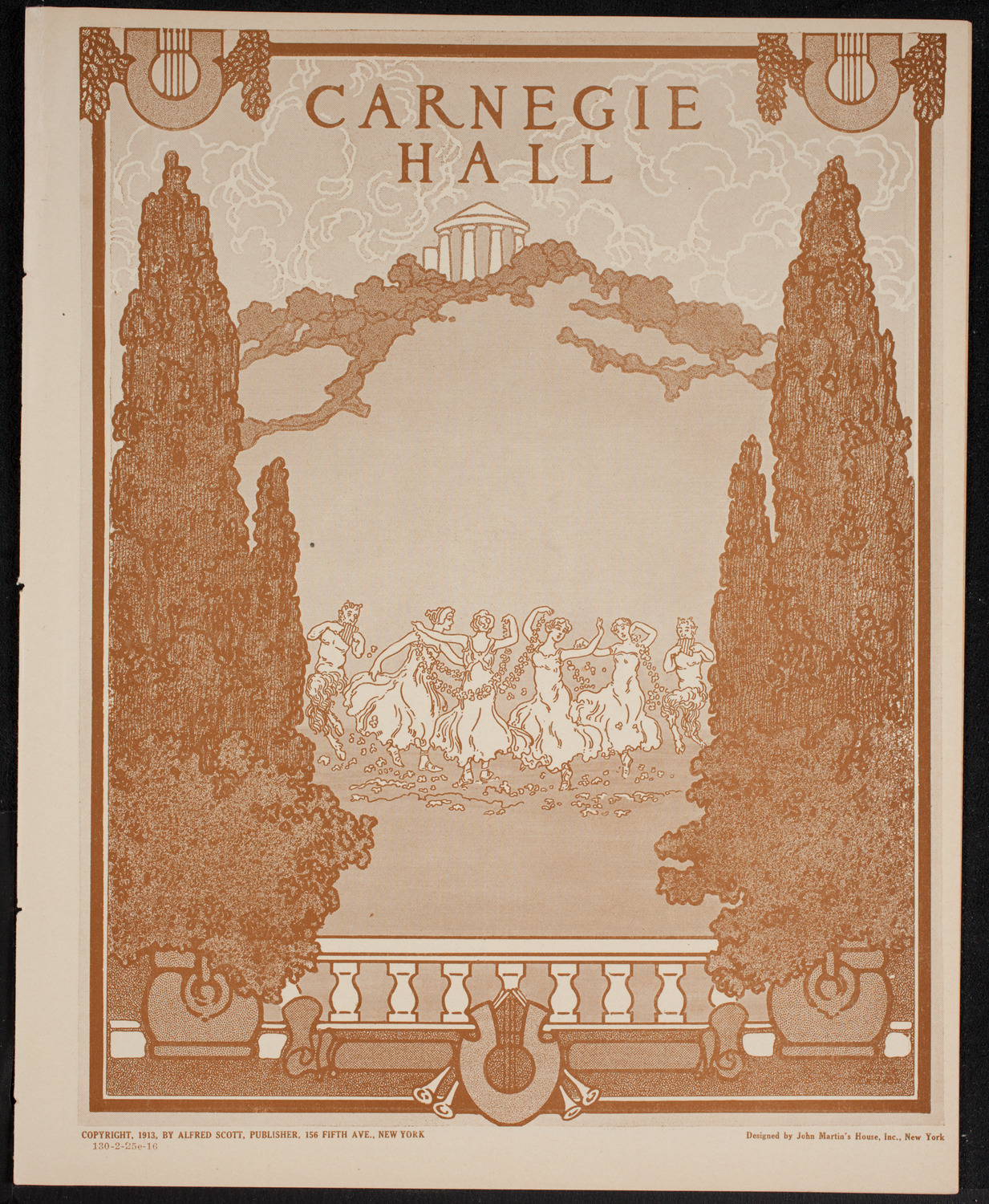 Yale Glee, Banjo and Mandolin Clubs, February 25, 1916, program page 1