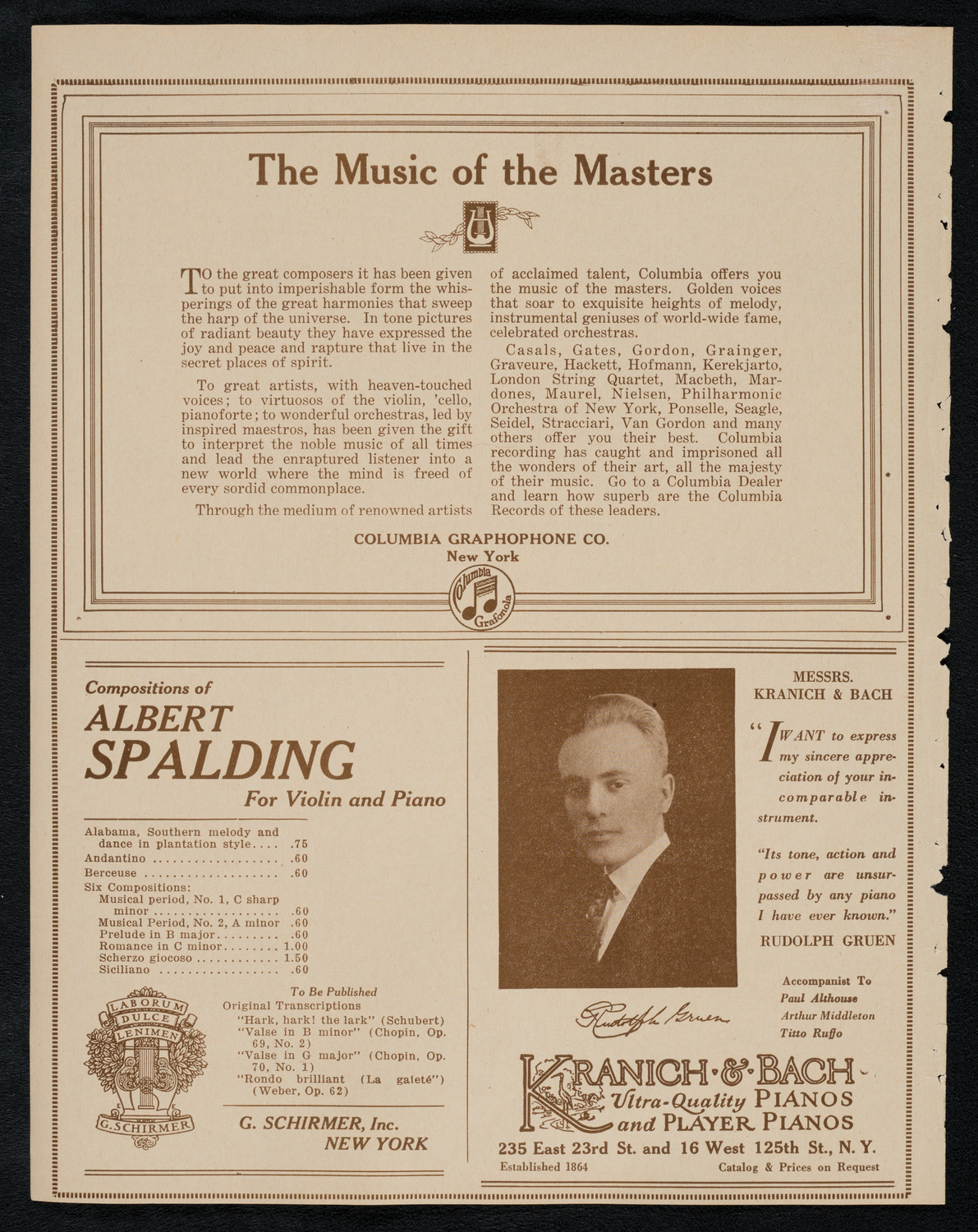 Meeting: Salvation Army, April 29, 1923, program page 6