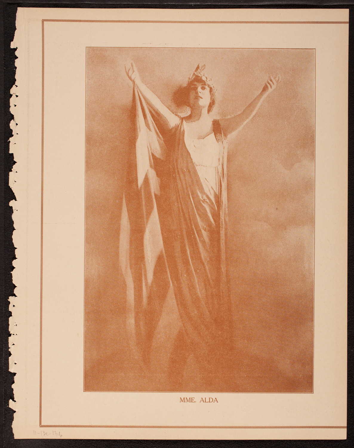 Frances Alda, Soprano, November 13, 1917, program page 11
