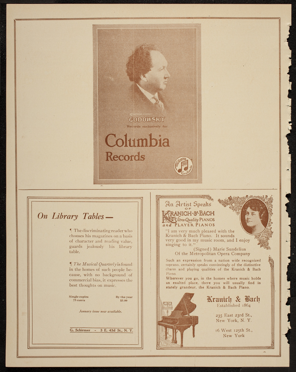 Jewish Folk-Songs Chorus, March 14, 1920, program page 6