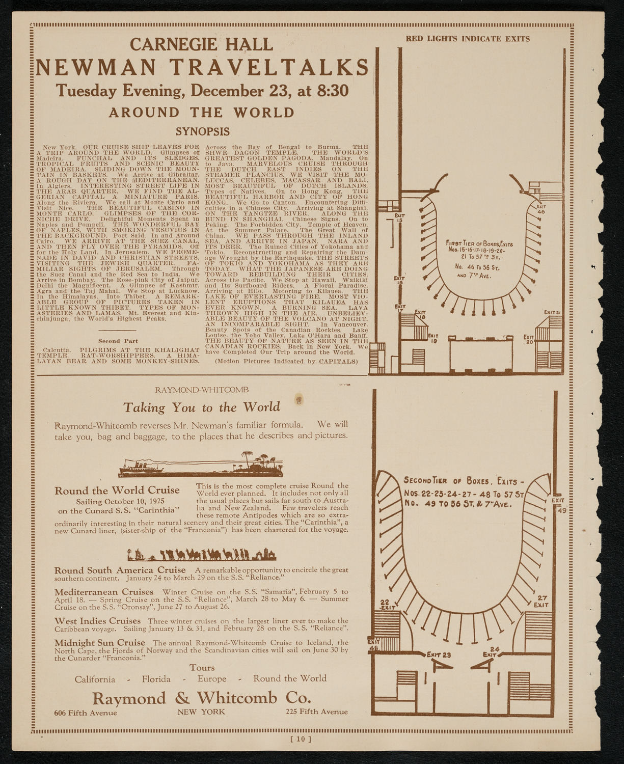 Newman Traveltalks: Java and Sumatra, December 14, 1924, program page 10