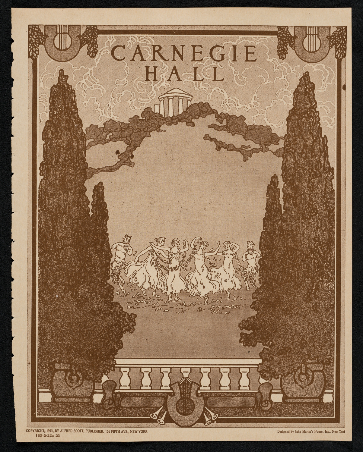 Reinald Werrenrath, Baritone, February 22, 1923, program page 1