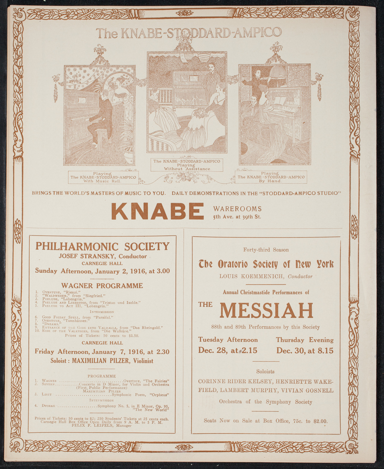 Symphony Concert for Young People, December 18, 1915, program page 12