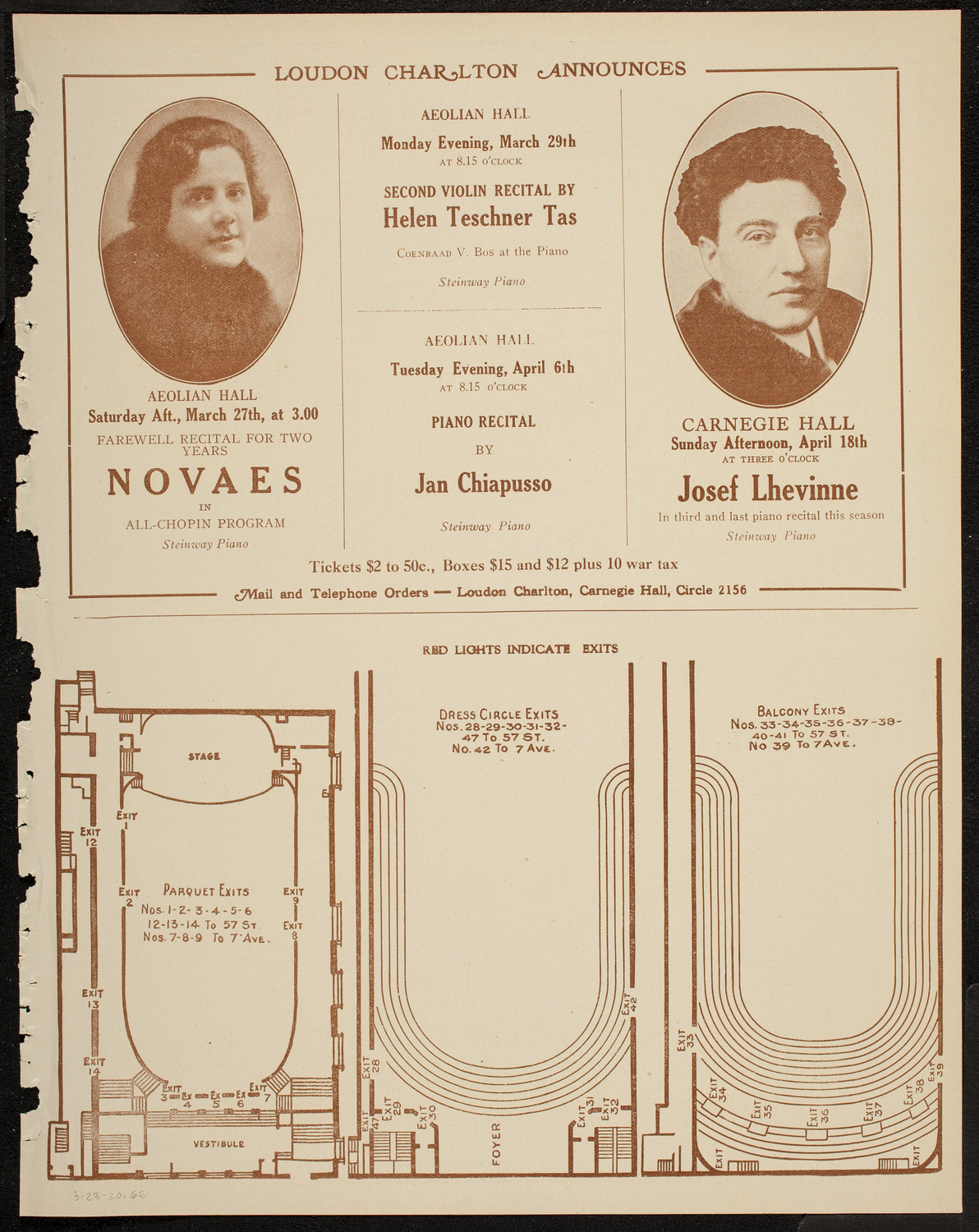 Rudolph Polk, Violin, March 23, 1920, program page 11
