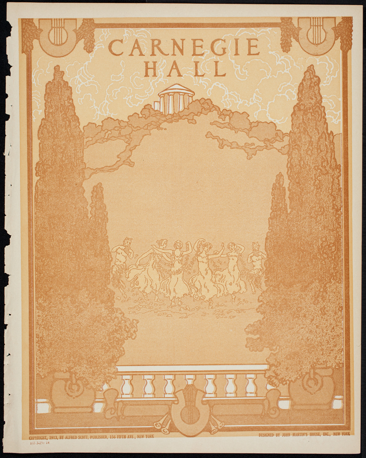 Newman Traveltalks: Florence and Venice, March 29, 1914, program page 1