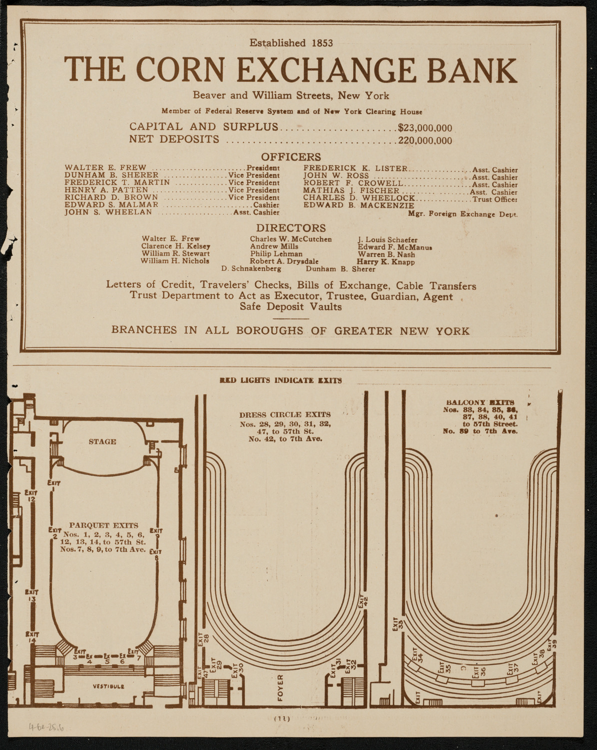 Benefit: Cathedral of St. John the Divine/ Film: U.S. Lawn Tennis Association, April 6, 1925, program page 11