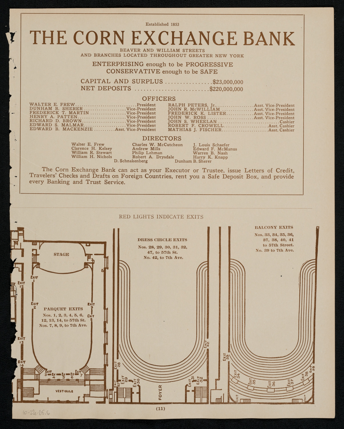 Florence Easton, Soprano, October 22, 1925, program page 11