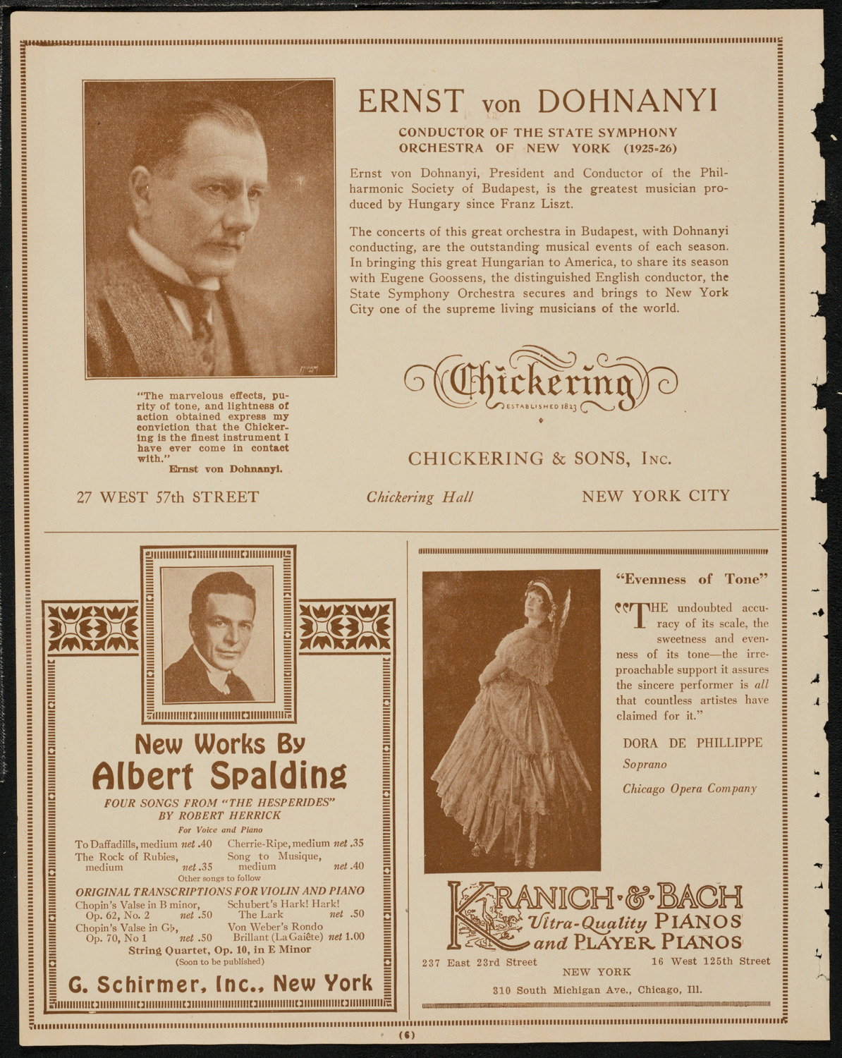 May Day Festival, May 1, 1925, program page 6
