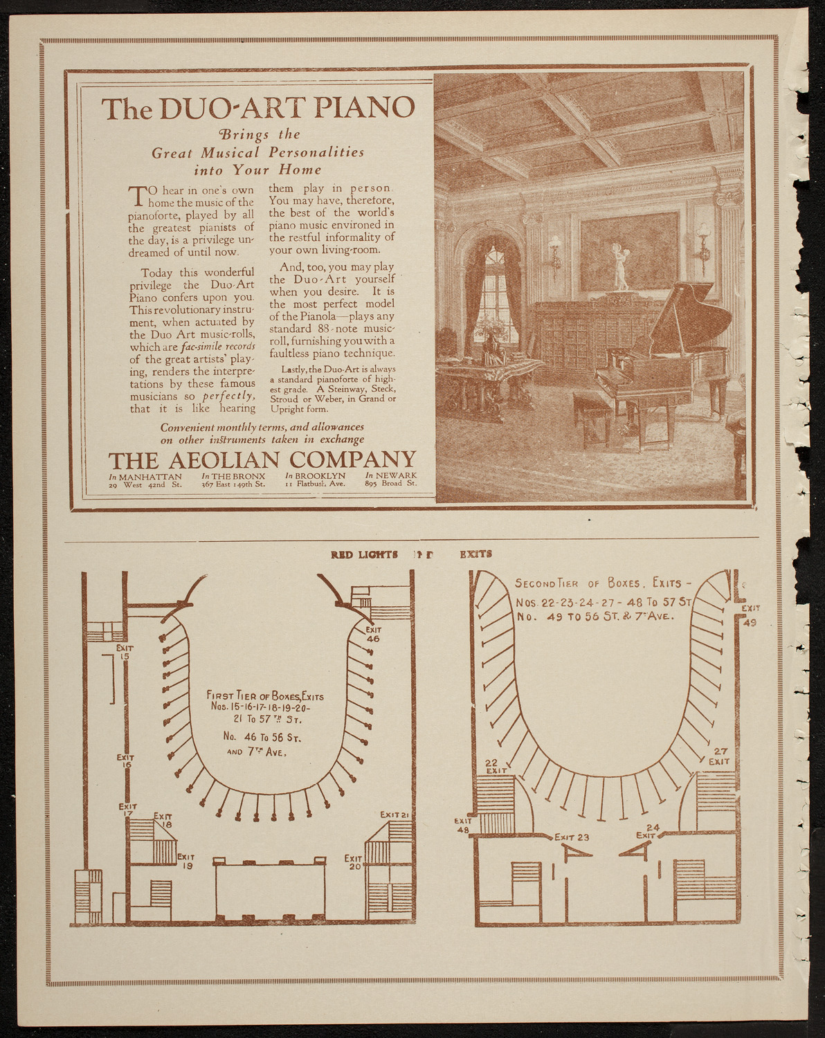 Jascha Heifetz, Violin, April 4, 1920, program page 10