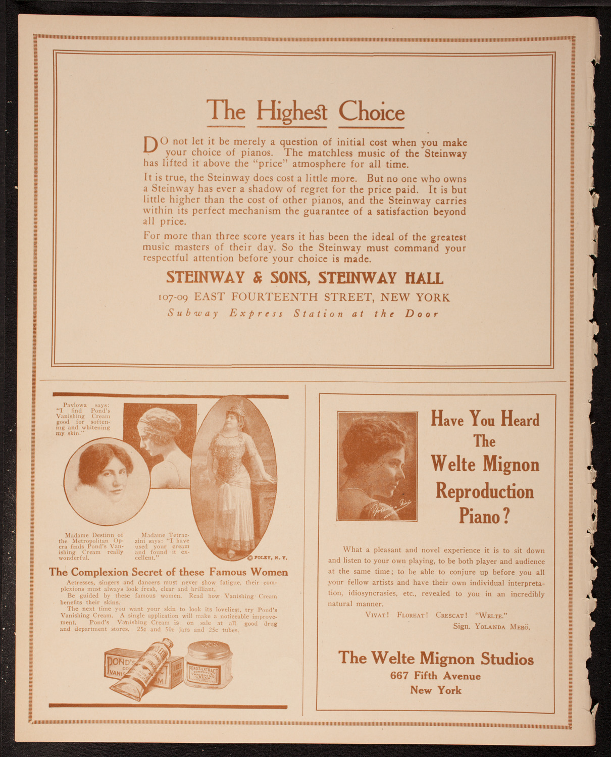 The Civic Forum, March 7, 1917, program page 4