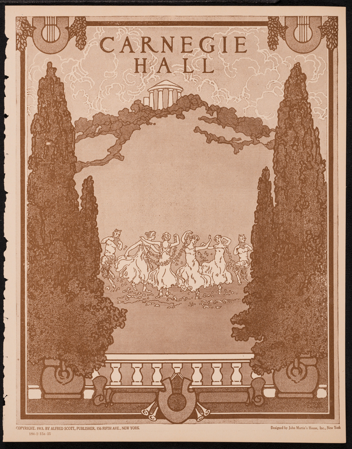 New York Philharmonic, February 15, 1925, program page 1