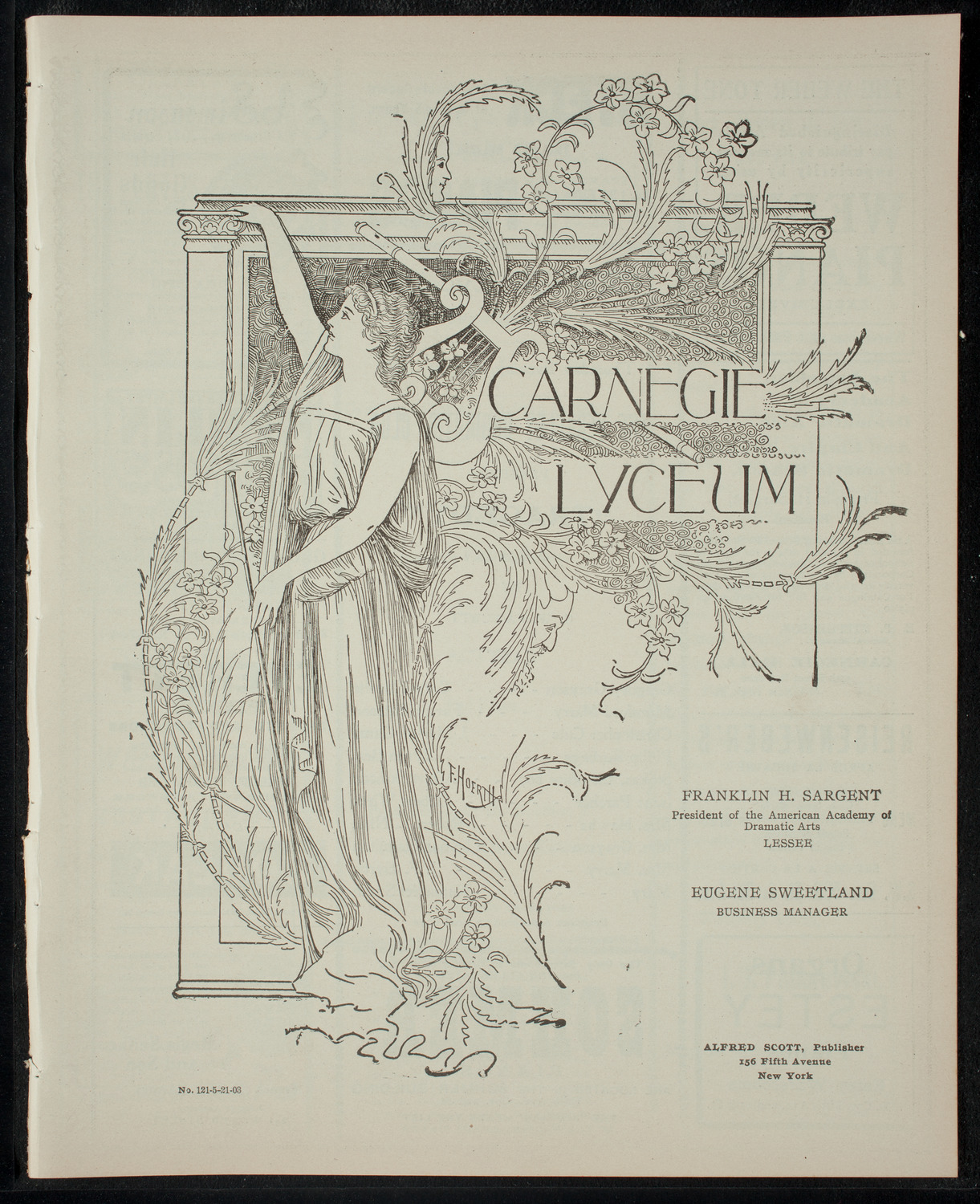 Berkeley Dramatic Club, May 21, 1903, program page 1