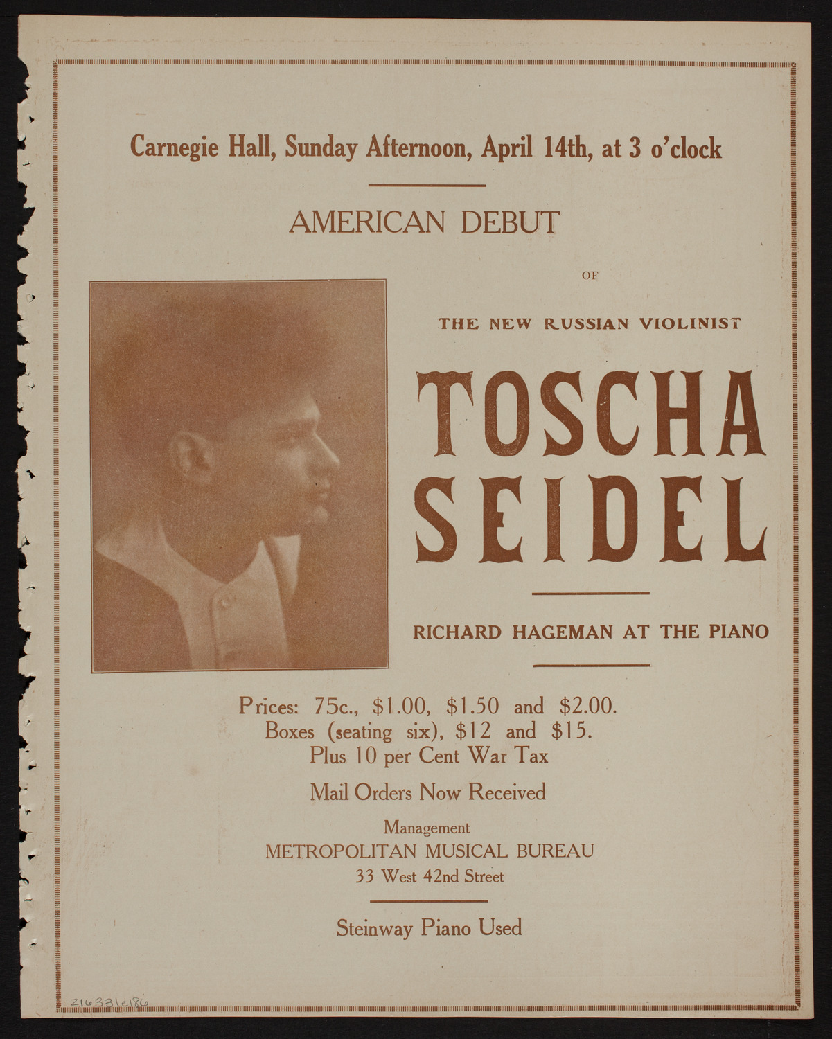 Irish Republic Second Anniversary Celebration, March 31, 1918, program page 11