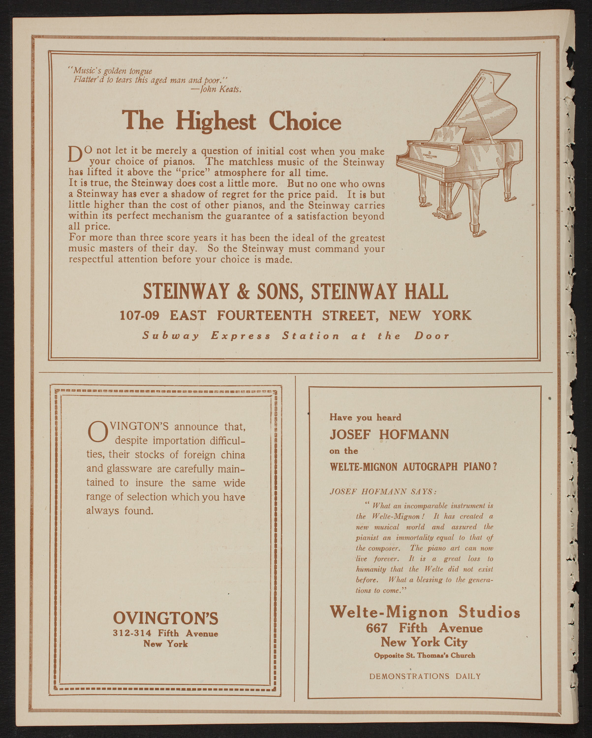 Maude Fay, Soprano, March 3, 1918, program page 4