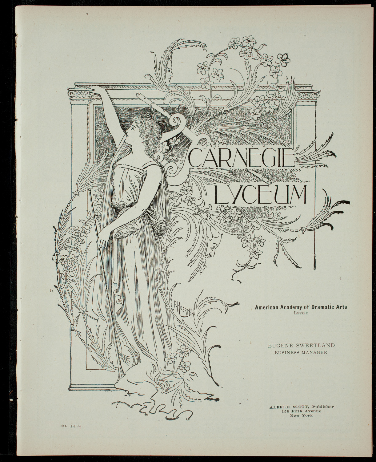 The Climbers in "Her Lord and Master", May 9, 1904, program page 1