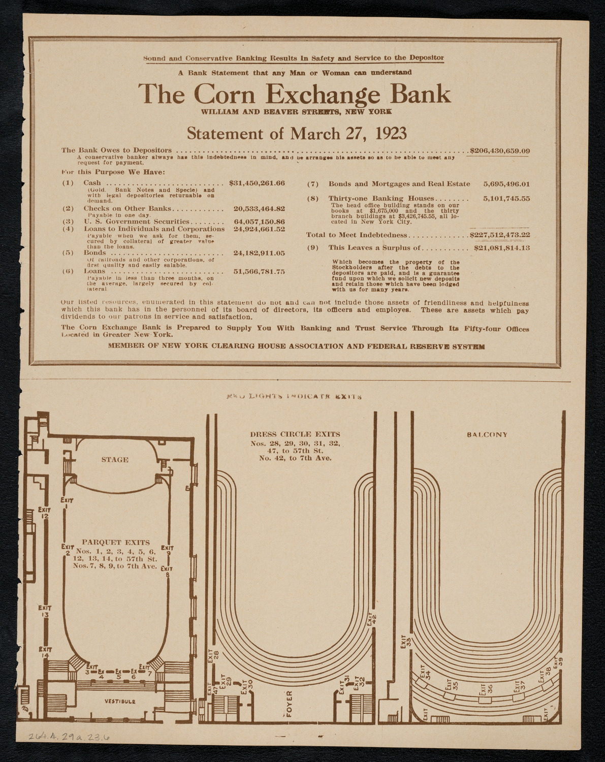 Meeting: Salvation Army, April 29, 1923, program page 11