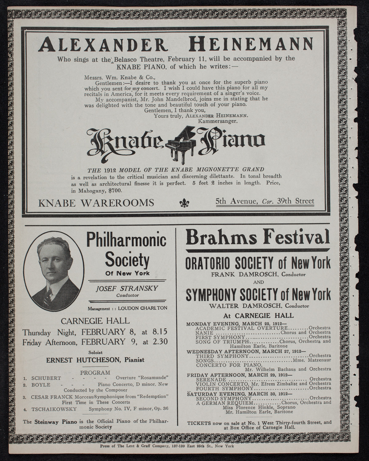 Dickens Centenary Celebration, February 7, 1912, program page 12