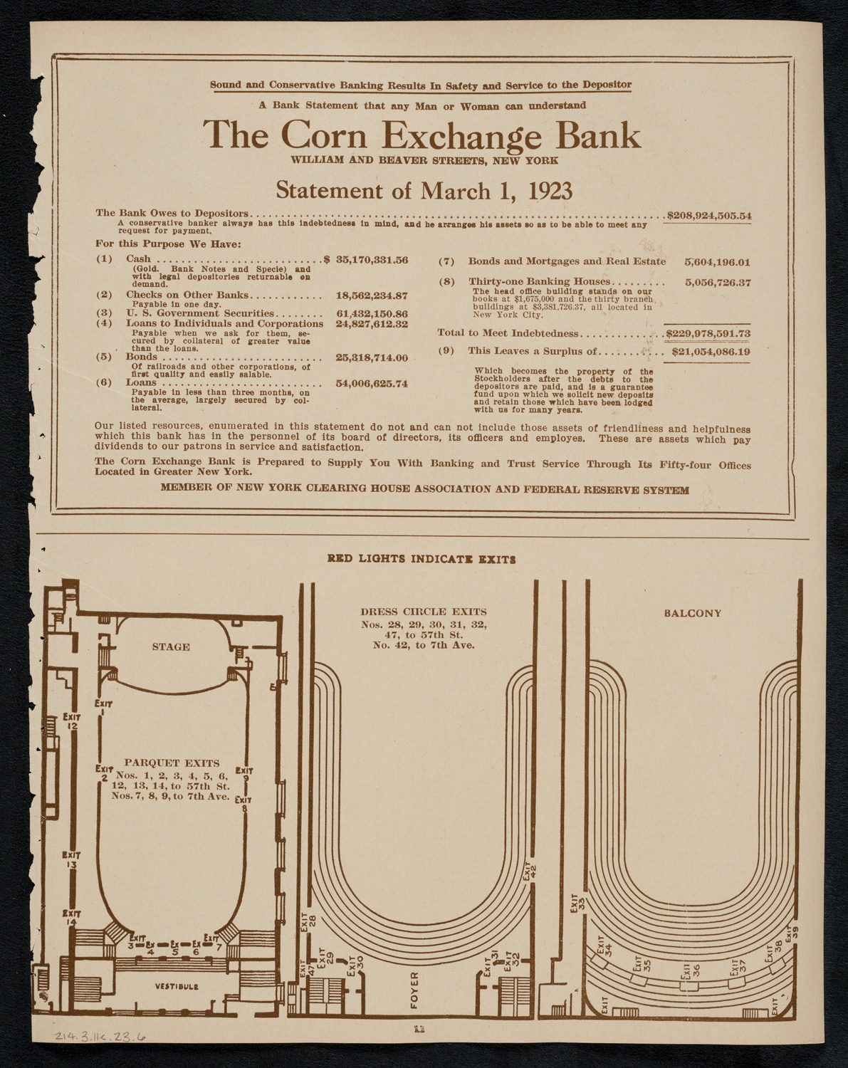 United Singers of New York, March 11, 1923, program page 11