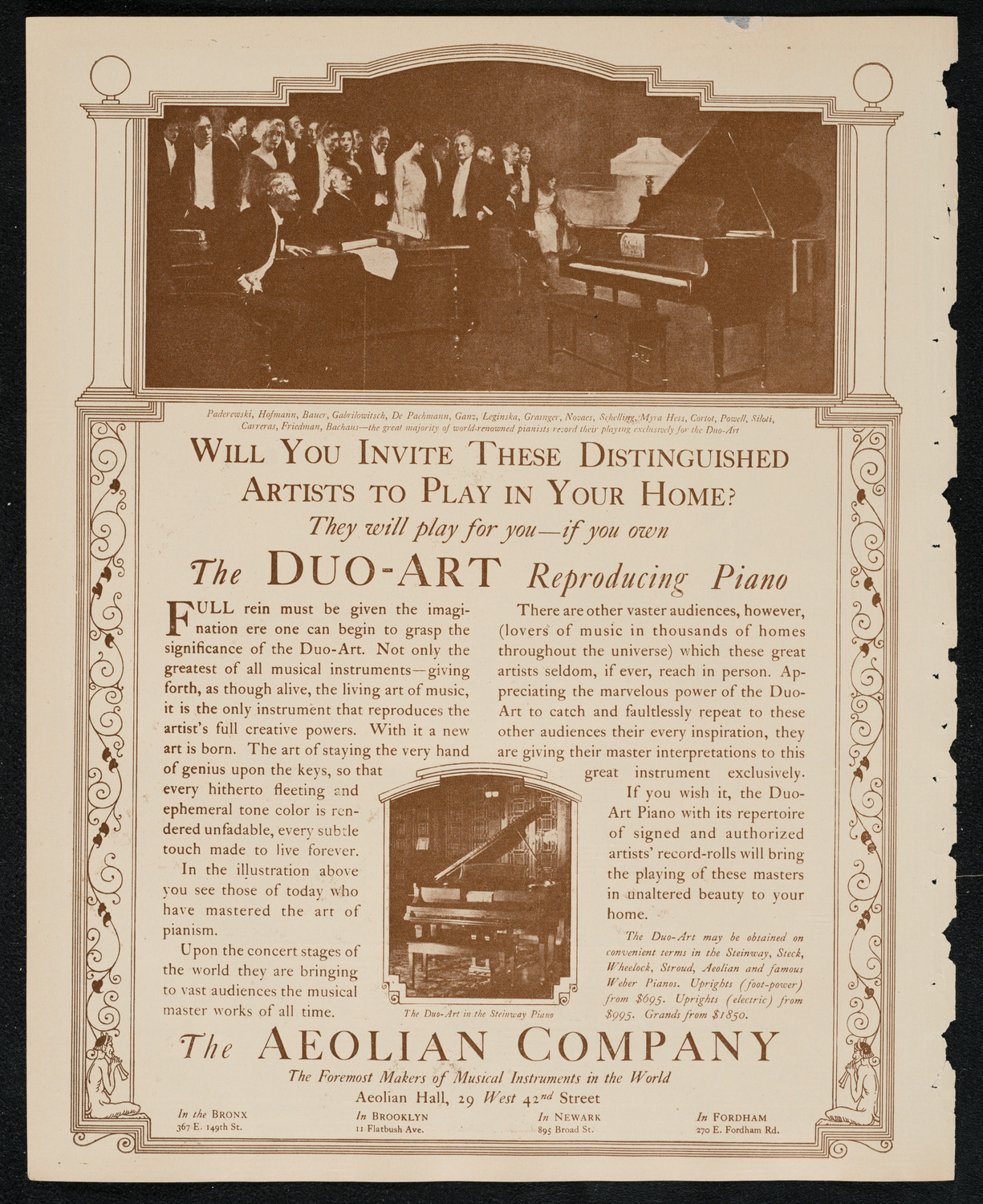 New York Philharmonic, December 12, 1924, program page 2