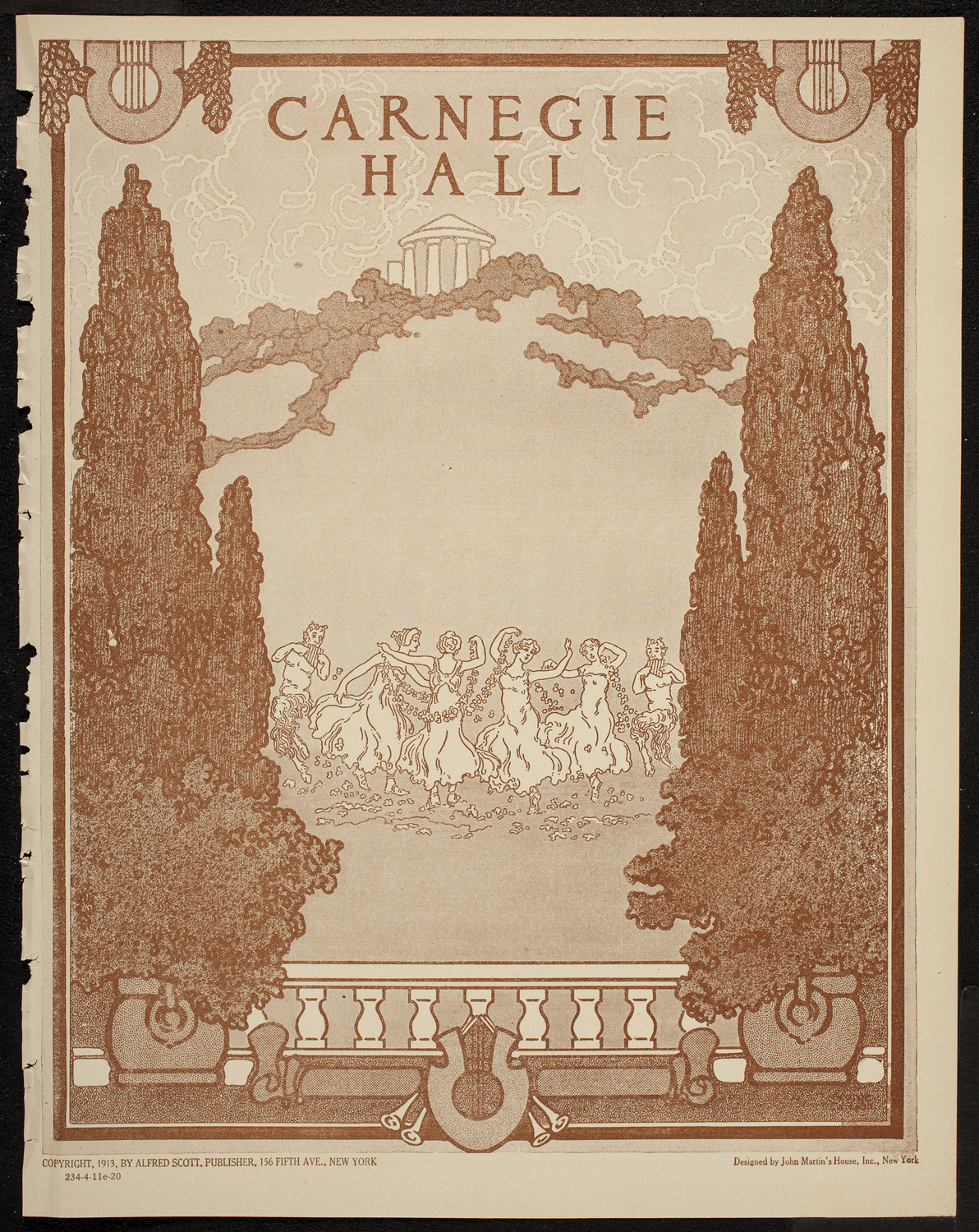 Gala Concert: Christine Langenhan, Orville Harrold, and Samuel Gardner, April 11, 1920, program page 1