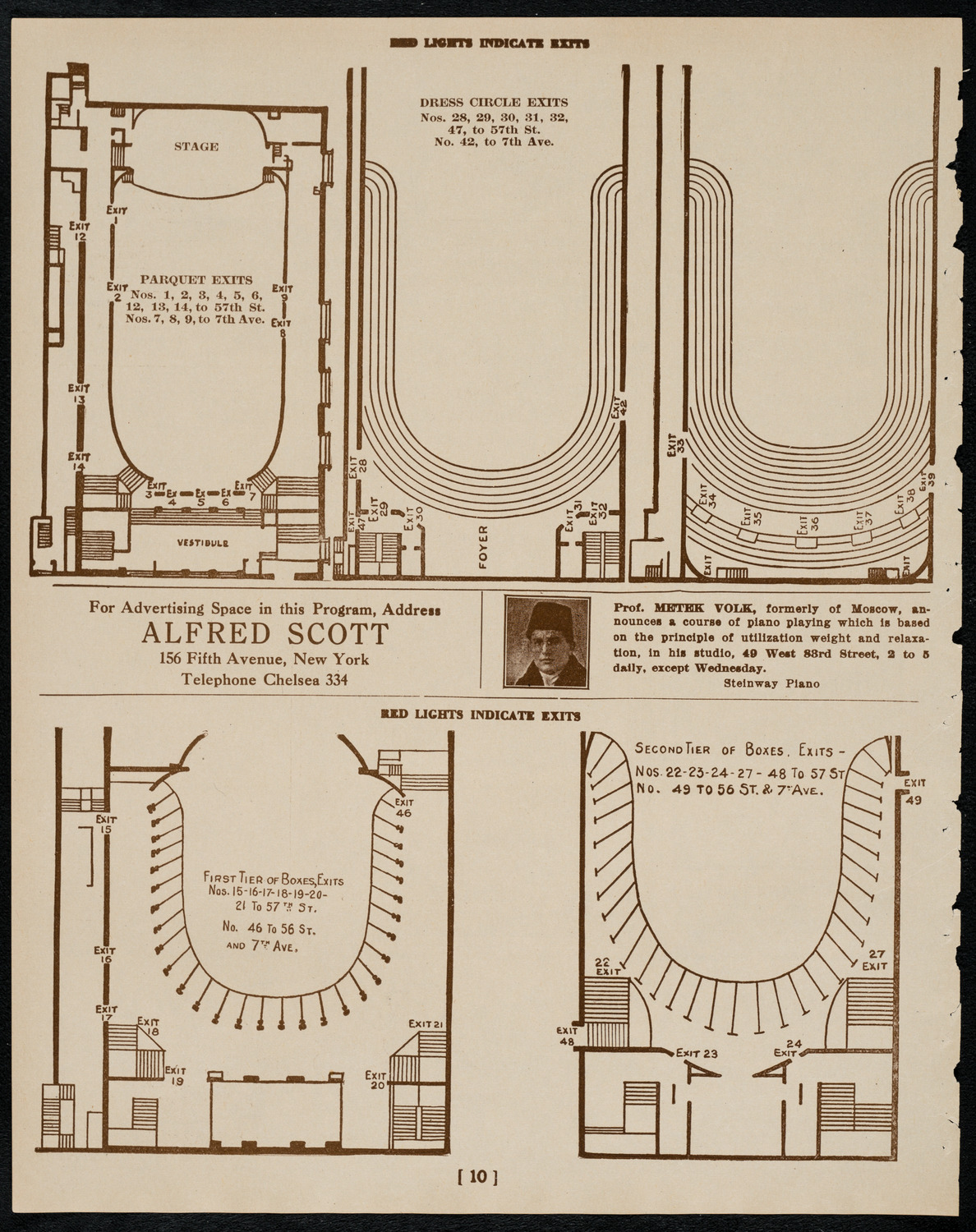 New York Philharmonic, February 12, 1922, program page 10