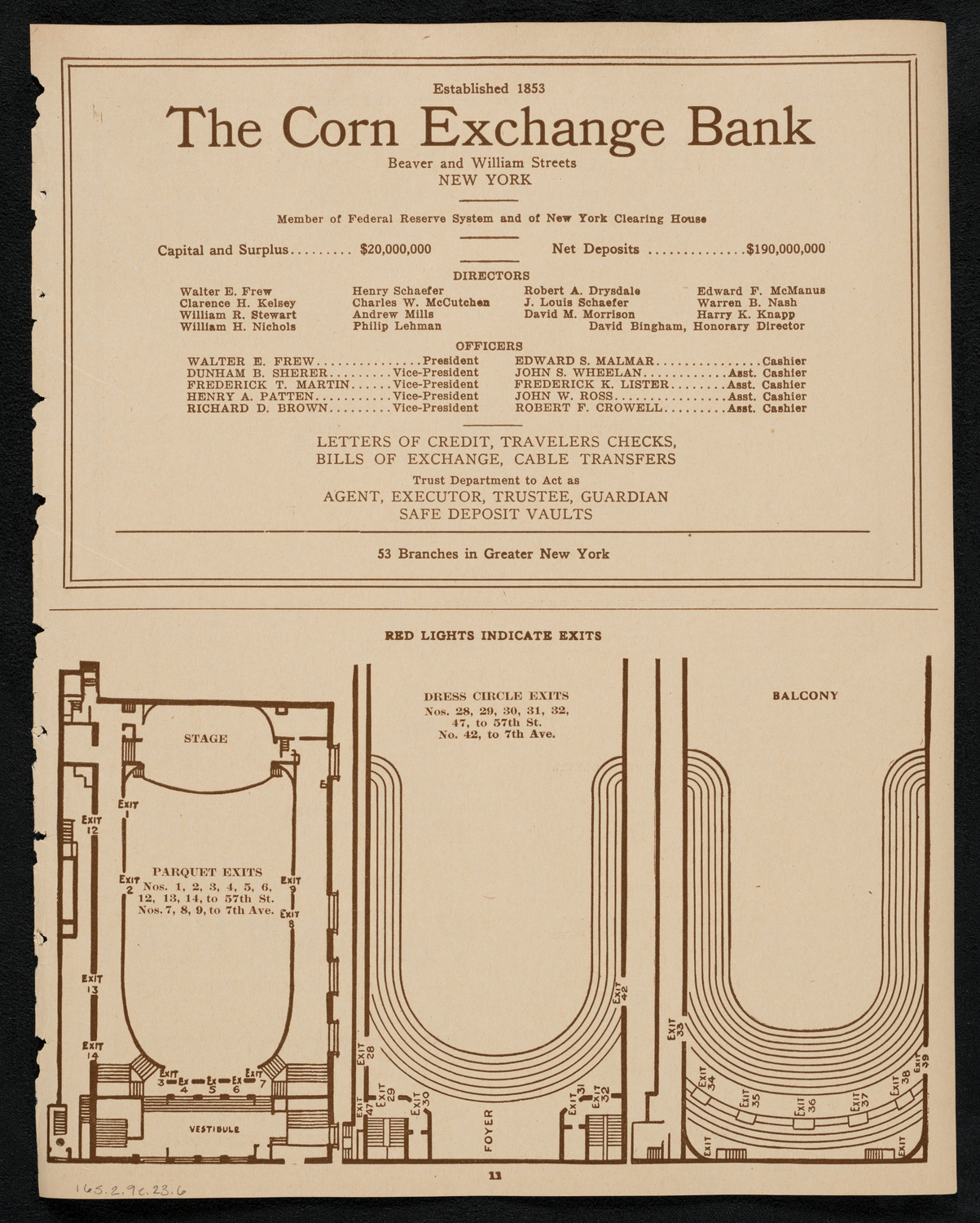 New York Symphony Orchestra, February 9, 1923, program page 11