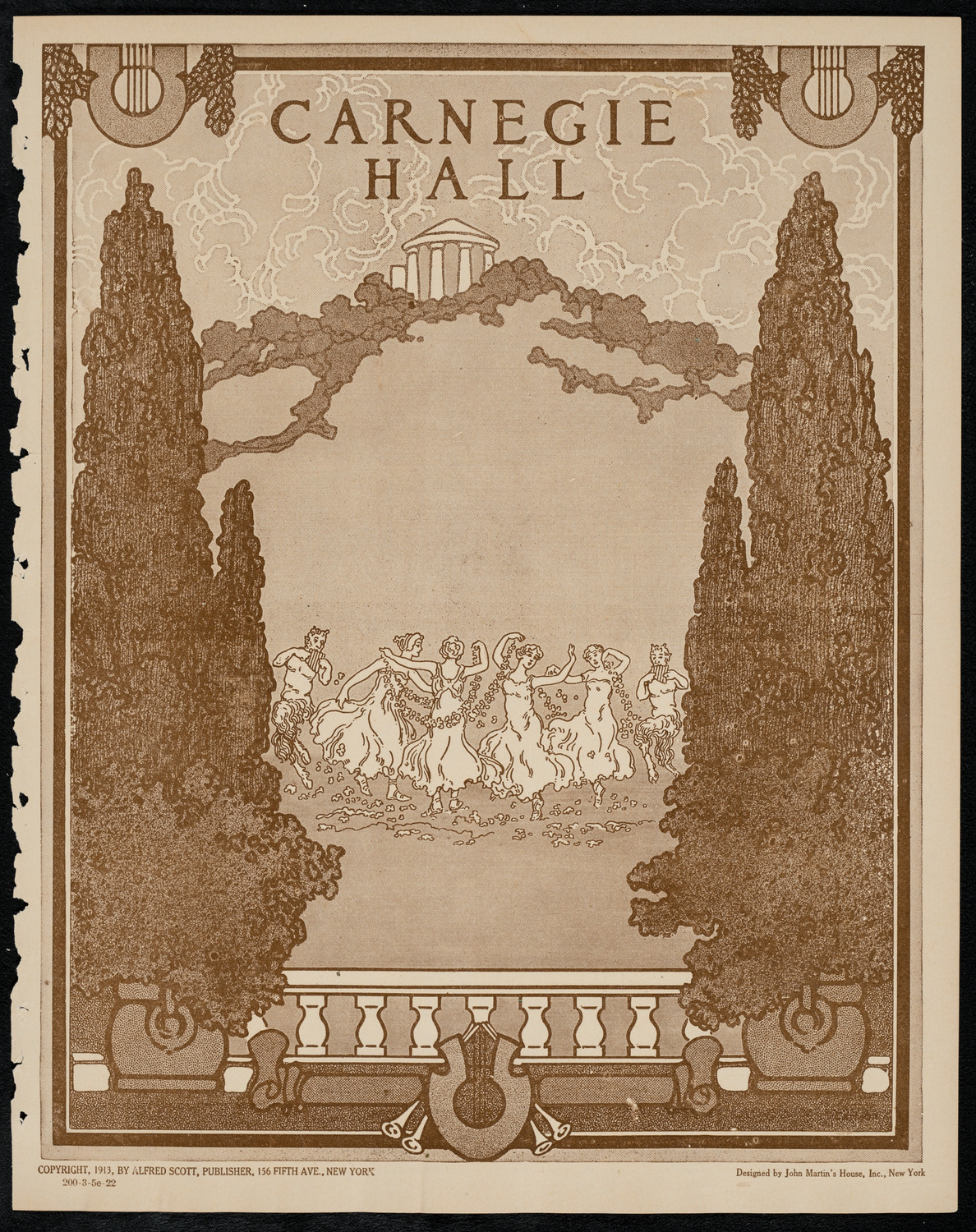Mishel Piastro, Violin, and Joseph Press, Cello, March 5, 1922, program page 1