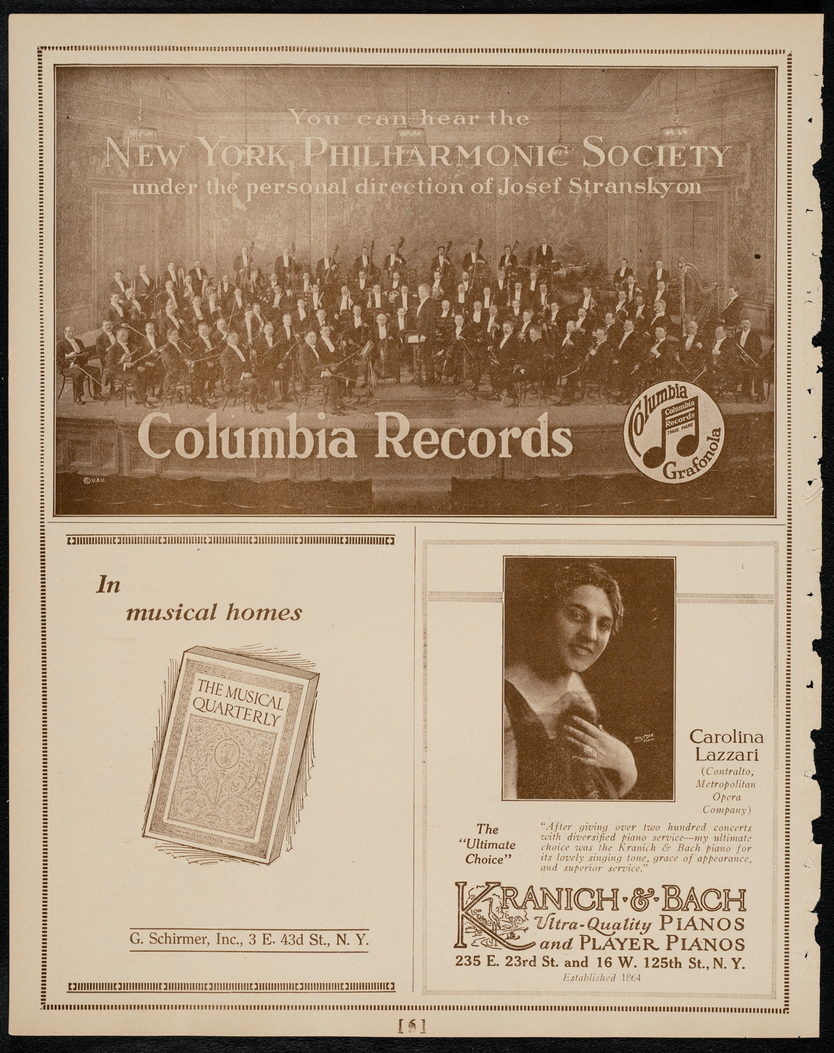 Manfred Malkin, Piano, March 13, 1922, program page 6